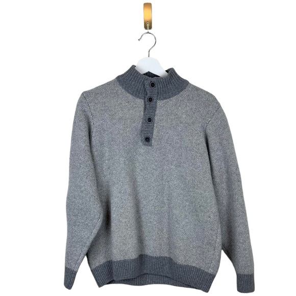 Vintage Luca Nobili Wool Mock Neck Sweater Size Large - Picture 1 of 4